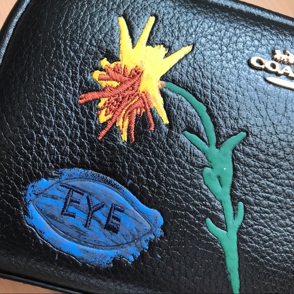 🌸 Coach X Jean Michel Basquiat Small Boxy Cosmetic Case 🍃 - Picture 5 of 14